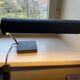 Modernist matte black desk lamp signed Lemag circa 1950