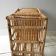 vintage rattan bamboo baby doll chair