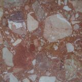 Pink marble coffee table, 1970