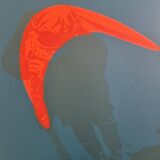 Lithograph "Lenin's Cap" by Ivan Messac, signed, 75 cm x 56 cm