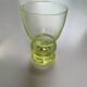 Verres à liqueur jaune fluo
