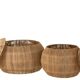 Set of 2 Dantya baskets in natural jute (55.5x55.5x45cm)