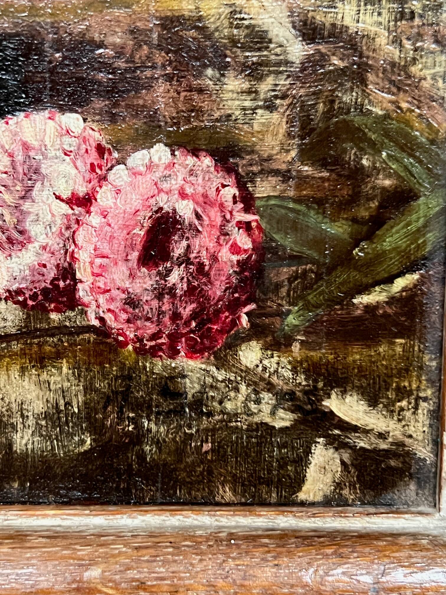 Painting “Still life with flowers”.