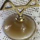 Brass and onyx candlestick
