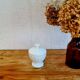 Vintage opaline glass bonbonnière with lid