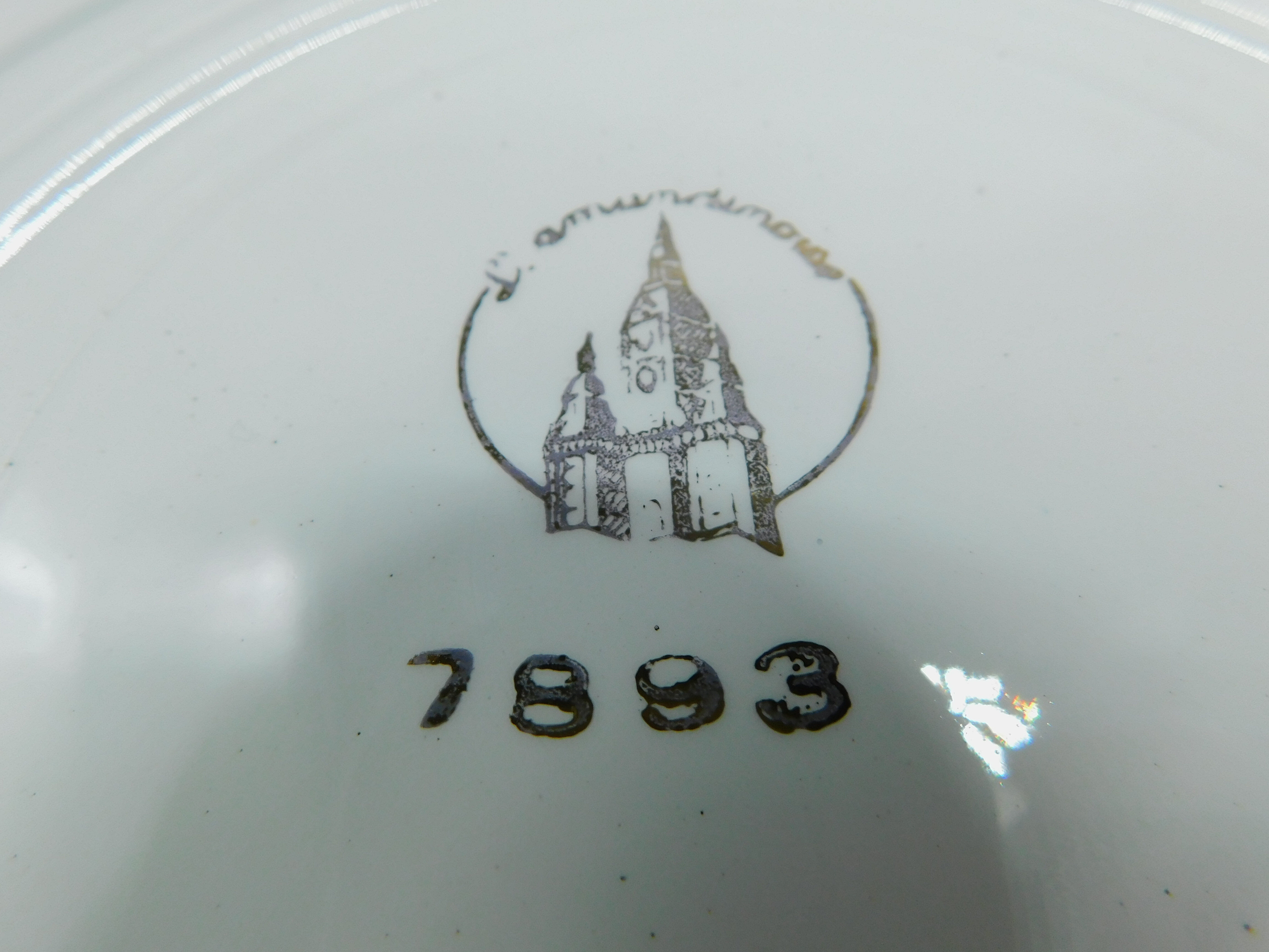 Set de 4 assiettes plates - L'Amandinoise - Rose pastel