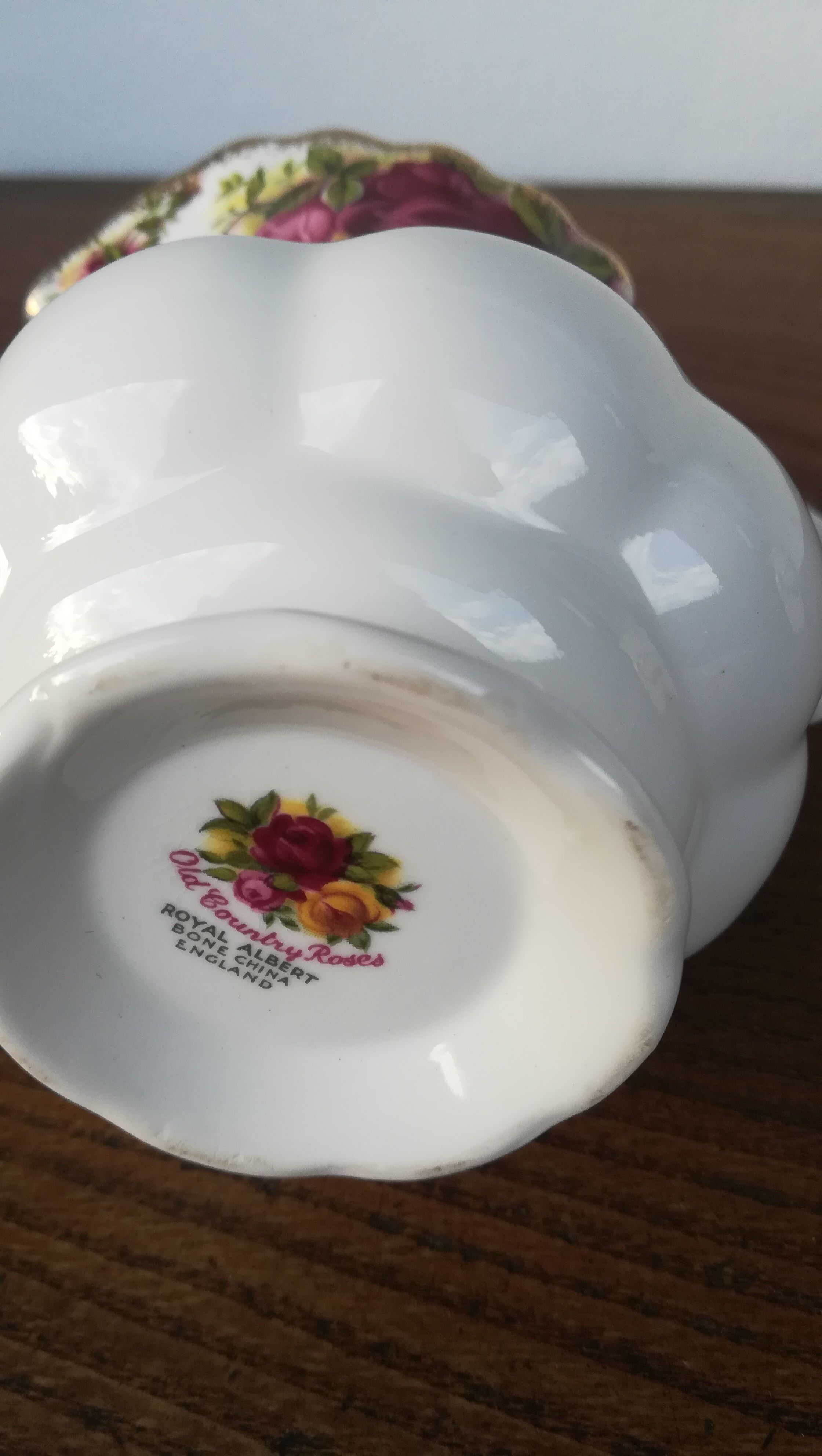 English porcelain milk pot