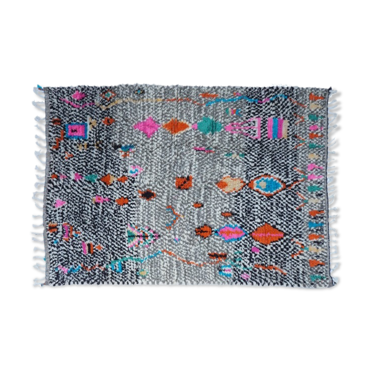 Colorful Berber carpet 239 x 150cm