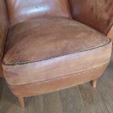 Leather club chair 1950/1960
