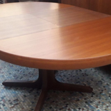 Vintage teak round table