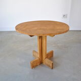 Oak pedestal table circa 1950