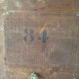 Black mirror Louis Philippe style, 104x79 cm