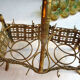 Cabaret Cave liqueur George SAND: 2 carafes 10 Legras glasses - brass basket