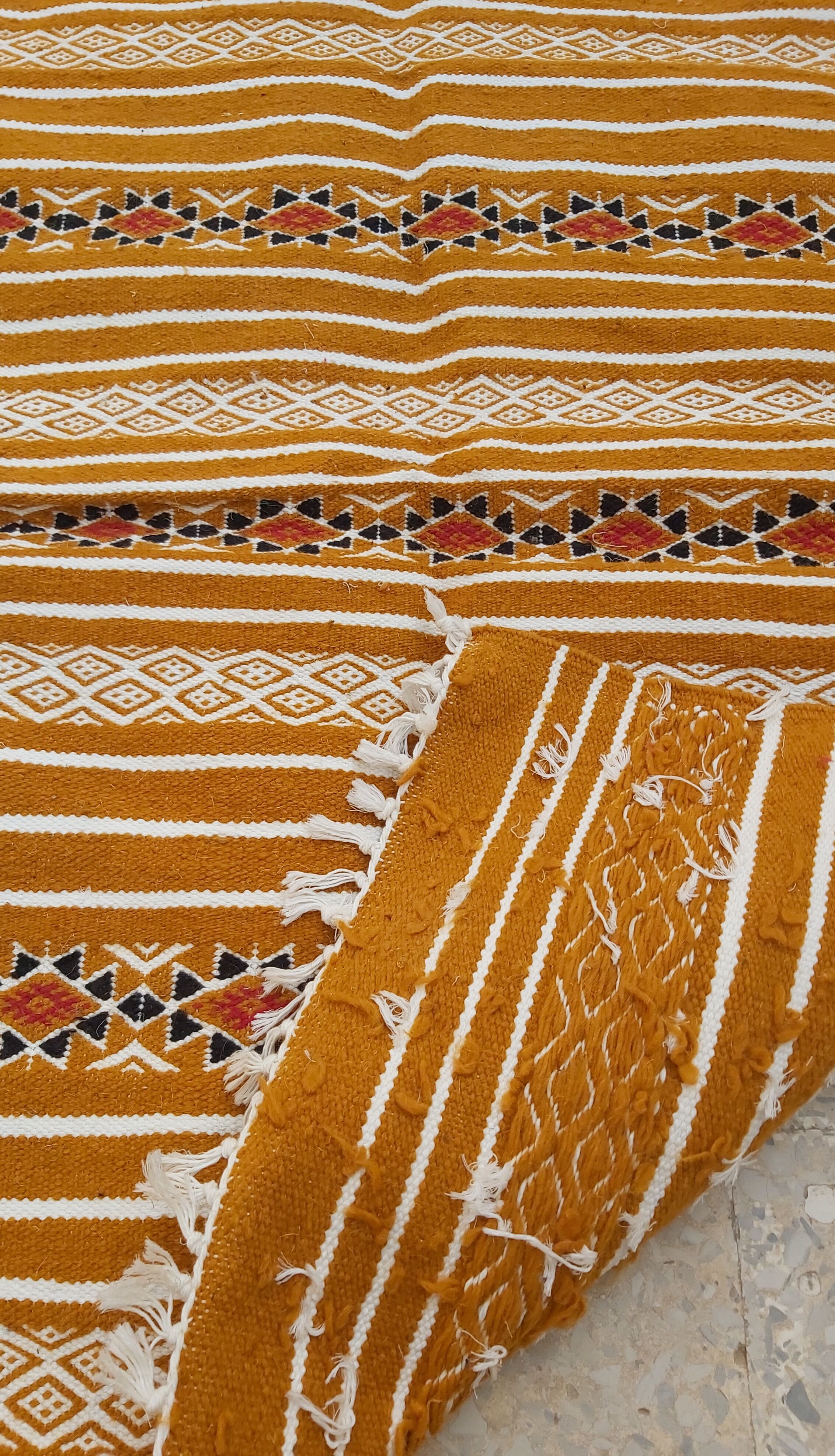 Traditional handmade small-size rug  114x64cm