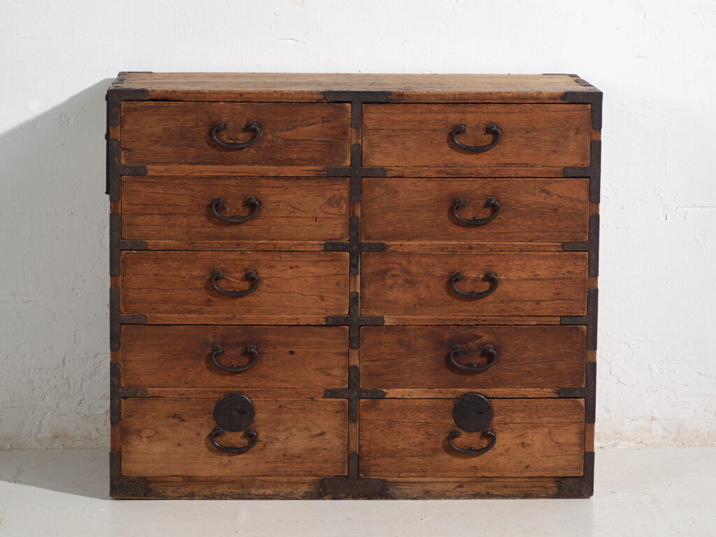 Small antique chest of drawers – Meiji/Taishō period (c. 1890-1926) #90