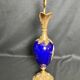 Royal blue porcelain ewer signed early 20th century