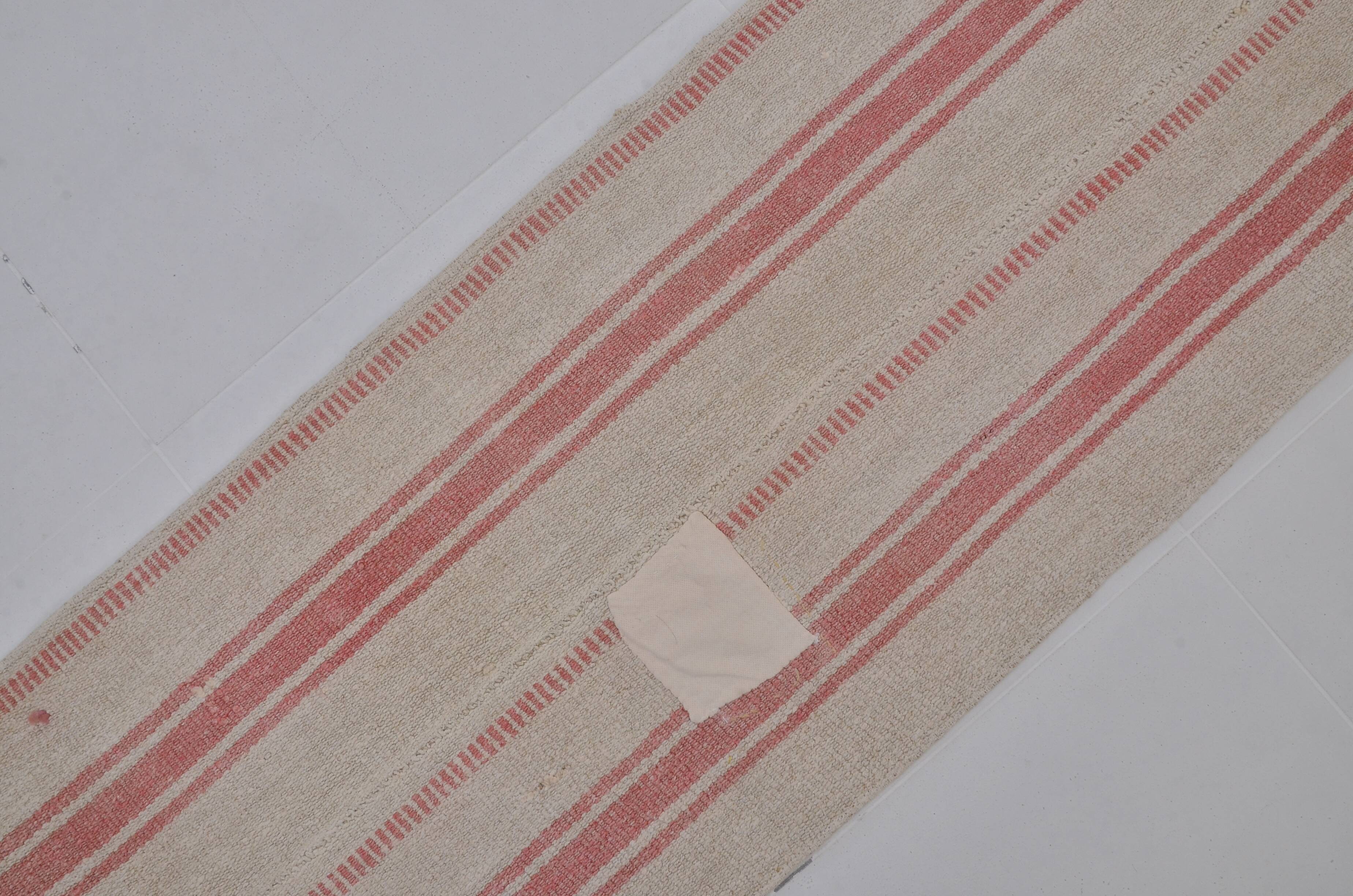 Decorative Anatolian Hemp Runner sku 3945