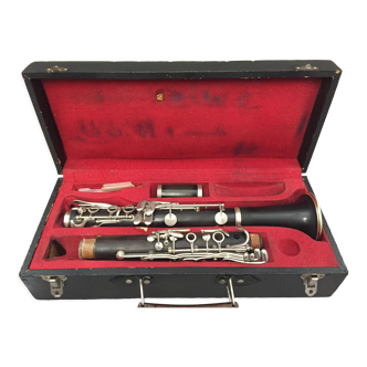 Musical instrument wind & wood clarinet old guillard bizel & cie lyon