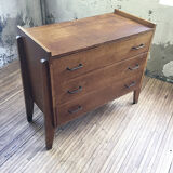 Vintage chest of drawers gilded oak