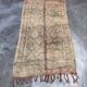 Moroccan peach and green carpet - 220 x 388 cm