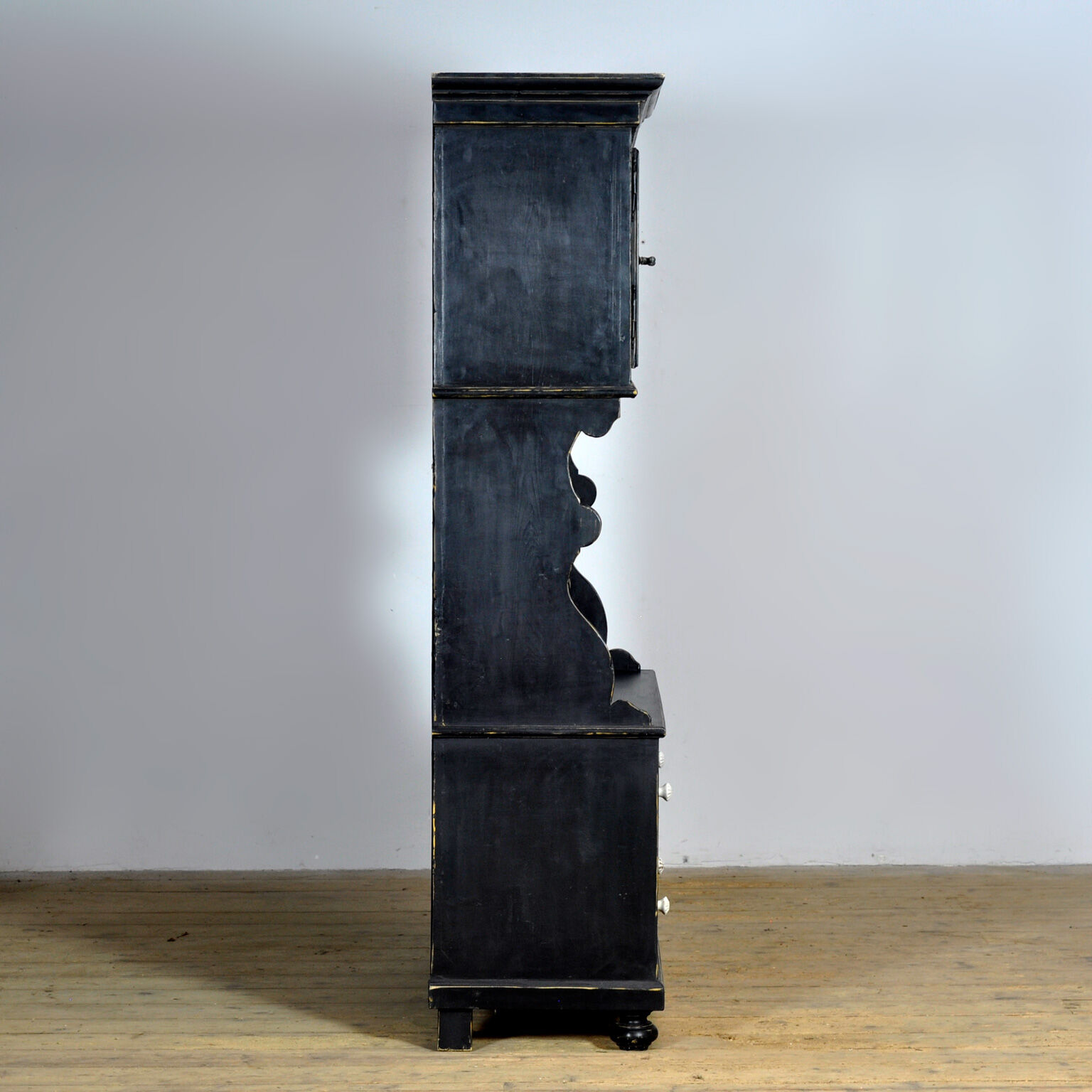 Black Pine cabinet, circa 1900