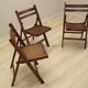 Set of three pine chairs, 1990s, Scandinavian design, manufacture: Denmark