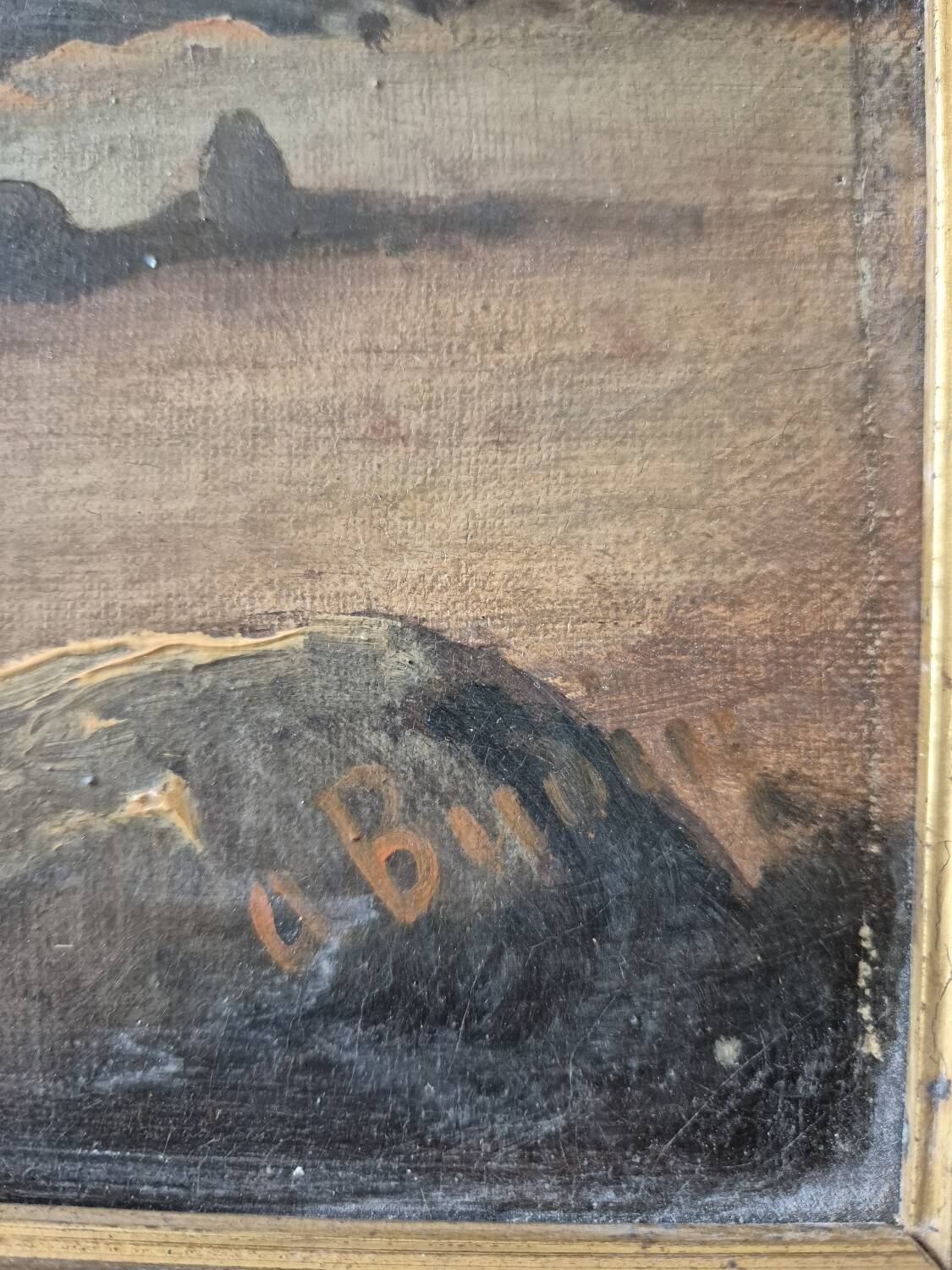 Lively Coastline - Oil on canvas