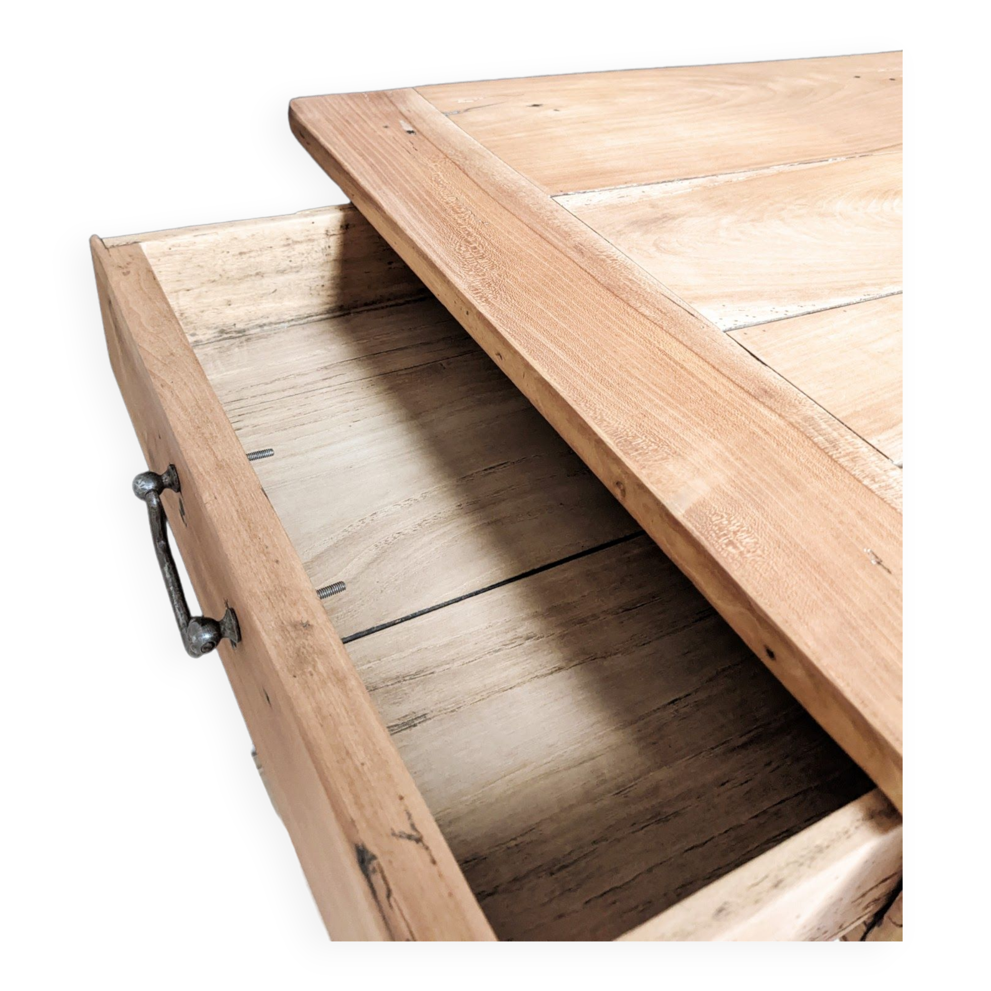 Table de ferme en noyer 2m