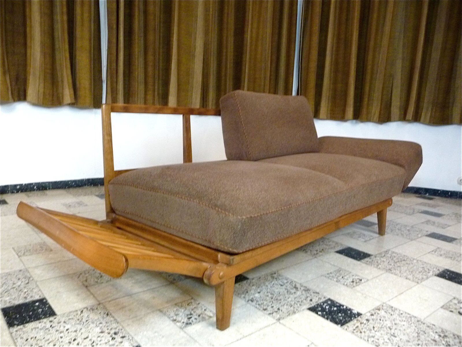 Mid-century Two-Seater Sofa Daybed by Wilhelm Knoll, Germany 1950s