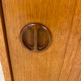 Vitrine scandinave en teck, années 1960