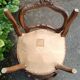 Pair of Louis XV chairs in carved walnut.