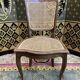 Suite de 6 chaises de style Louis XV en noyer et cannage