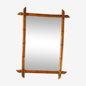 Miroir bambou 75x55cm