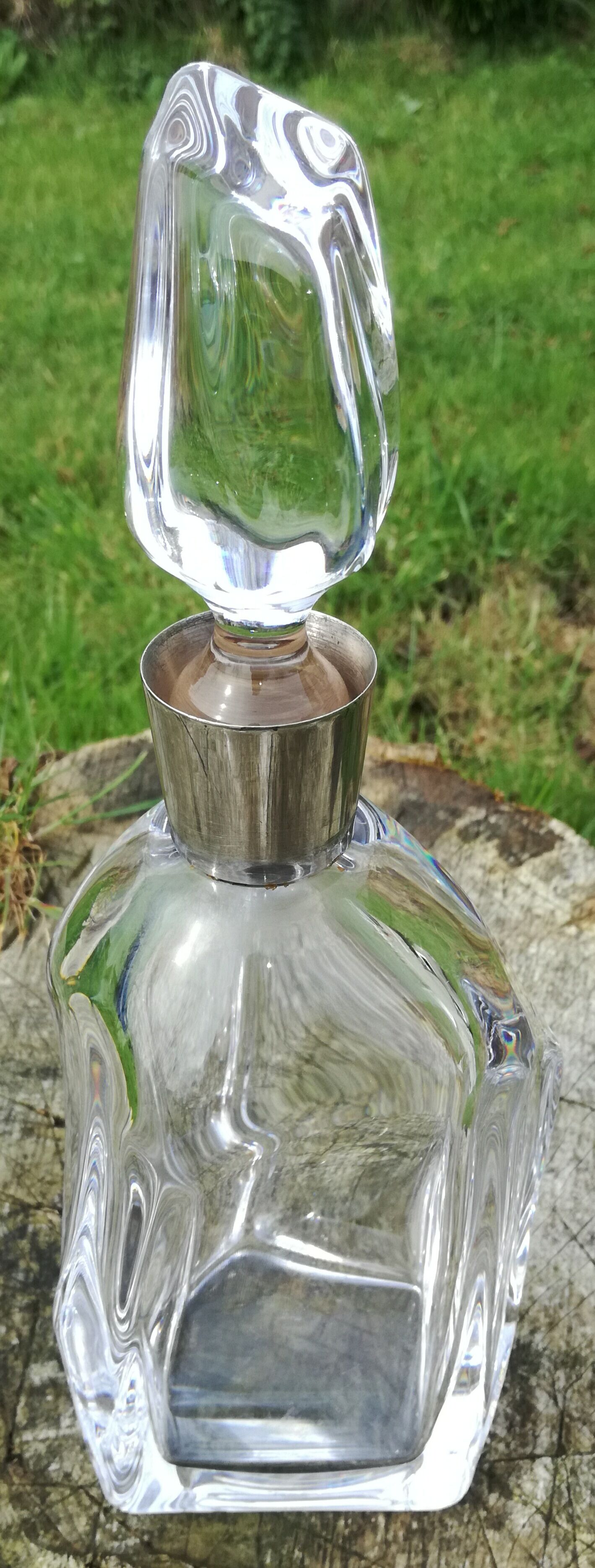 Carafe signed "Daum France" art deco style