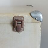 Vintage metal suitcase