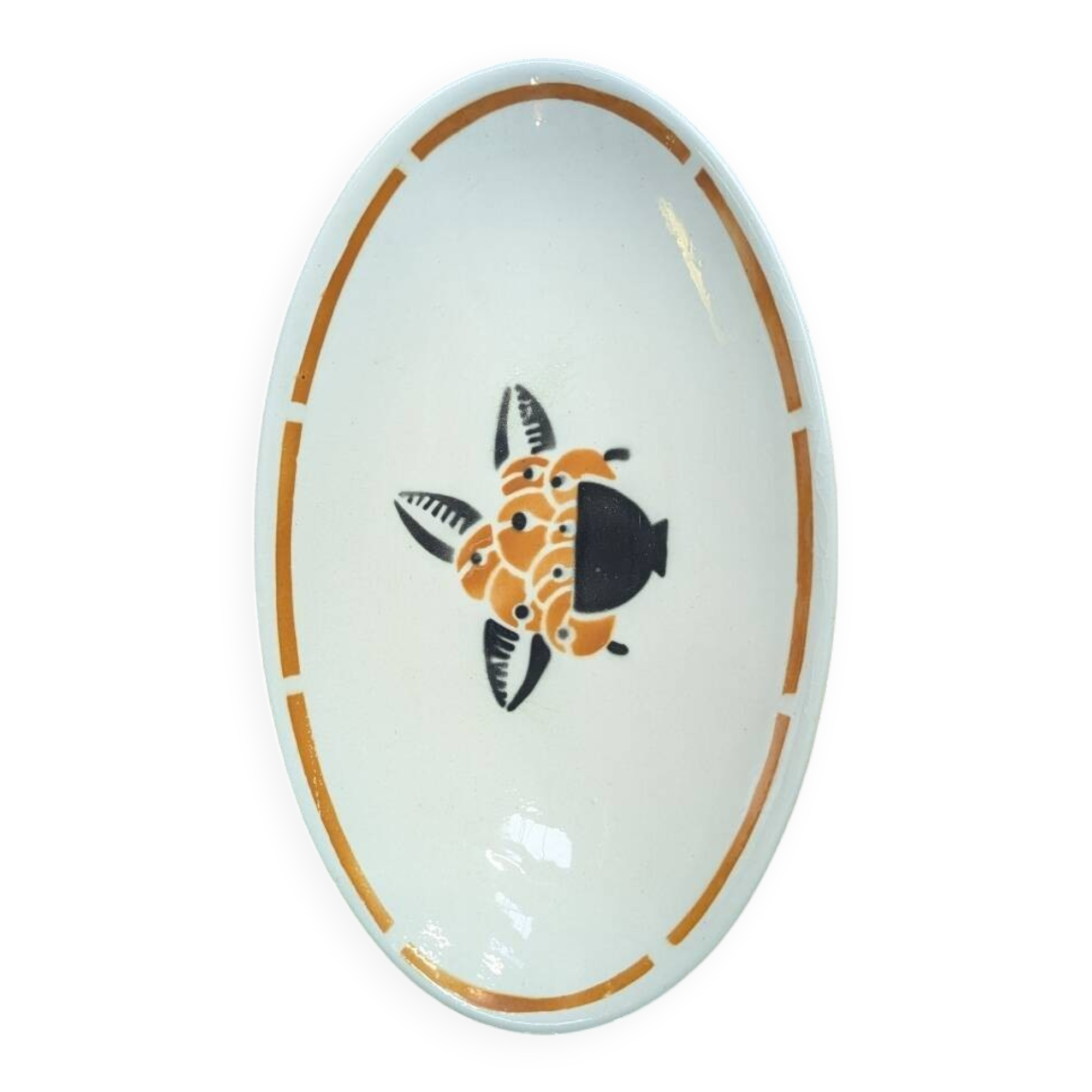 Badonviller "jade" serving dish