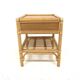 Rattan bedside table, Dux, Sweden, 1960