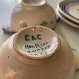 Complete service Henriot Quimper bowls and plates