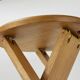 Folding wooden stool
