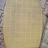 Rattan coffee table in vintage vinyl or end of sofa