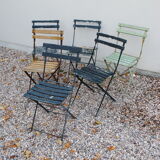 Set of folding Bistro chairs