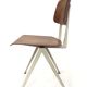 Lot of 4 vintage school chairs Galvanitas S16 Netherlands
