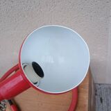 Red snake table lamp Hebi ISAO Hosoe Valenti Luce Italy design 1980 Memphis