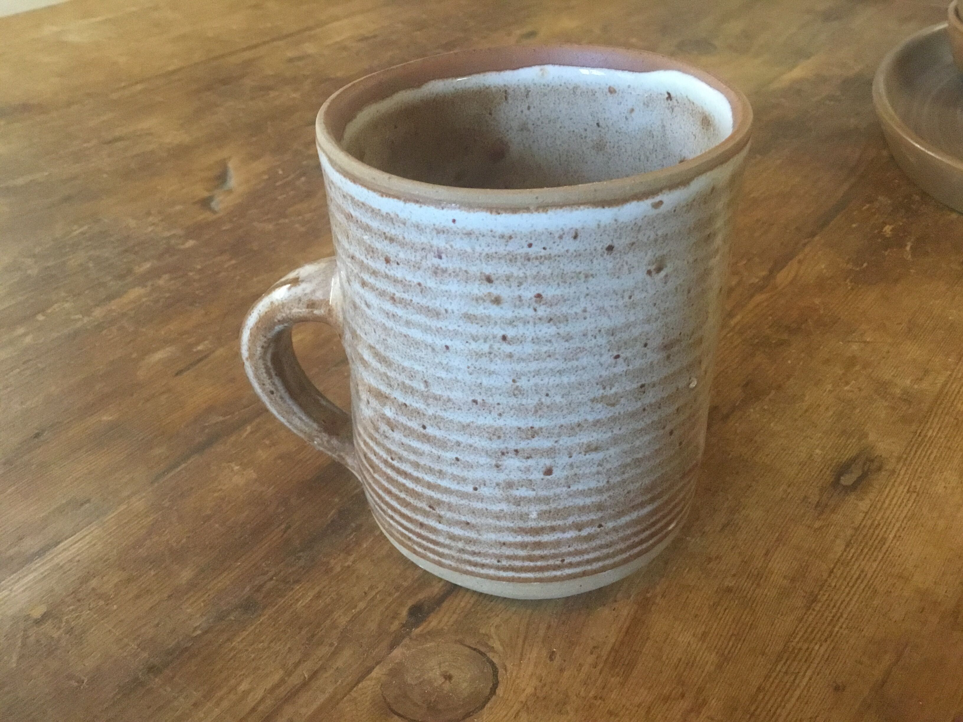 Large mug stoneware signed Roger Jacques