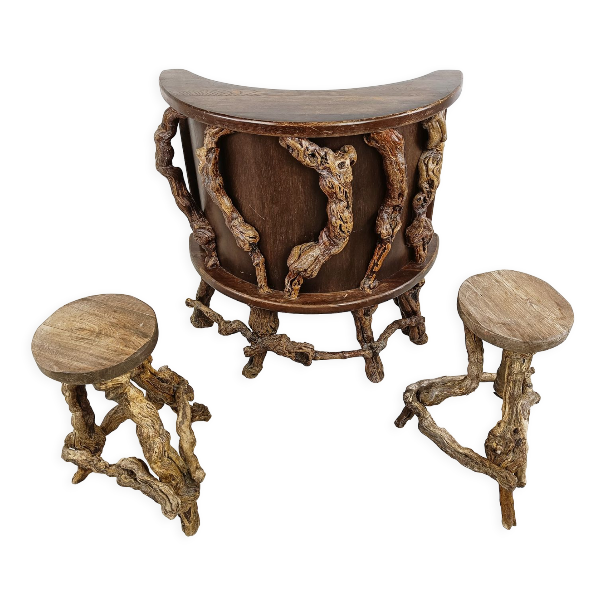 Vintage vinewood branch bar, 1950s