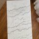 White marble bistro table