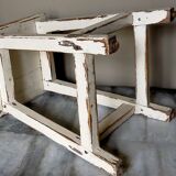 Old patinated workshop stool