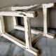 Tabouret d'atelier patiné ancien
