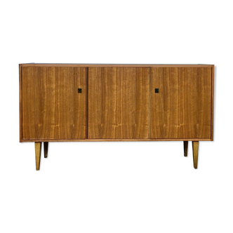 Sideboard - walnut - 50/60 - Scandinavian style - spindle feet