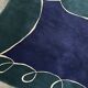 Large hand-tufted wool rug by Tisca Switzerland from the 1990s.